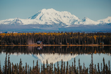 Mount Drum Reflection in Willow Lake © Tiffany
