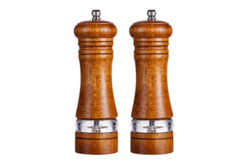 grinder for grinding spices on isolated white background close up