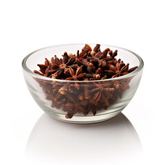 Obraz premium bowl of cloves with transparent background created with Generative Ai