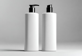 Plastic bottle for products, shampoo bottle, beauty products, brand and design