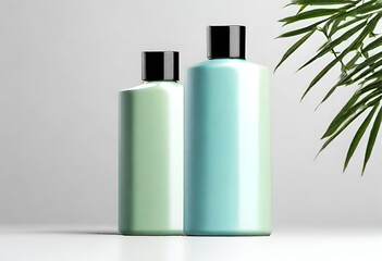 Plastic bottle for products, shampoo bottle, beauty products, brand and design