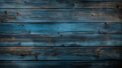  a close up of a wooden wall with a blue stain on the top of the wood and the bottom of the planks of the wall with a blue paint chipping.