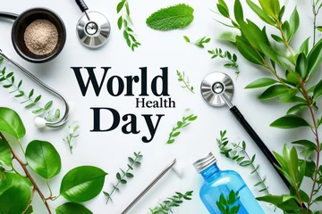 Fotobehang World Health Day concept © EmmaStock