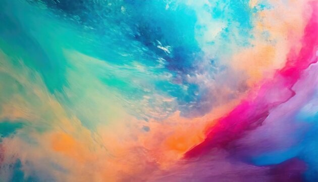 acrylic colors in water abstract background