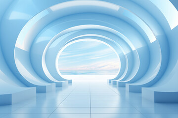 Fototapeta premium Abstract background for presentation. Ai Generated 