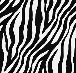 Zebra skin pattern. Animal background. Natural design