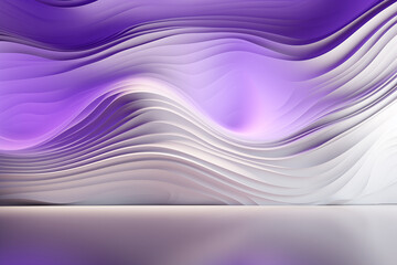 Beautiful abstract background for presentation in purple colors. AI Generated.