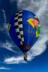 Spectacular Sky Ballet: Dazzling Balloons Paint the Blue Canvas with Joyful Colors