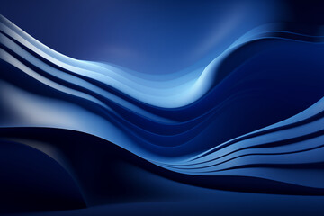 Beautiful futuristic abstract background for your presentation. Textured wall in light blue tones. AI generated.