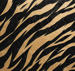 Tiger skin texture. Animal background. Natural pattern design, elegant backdrop