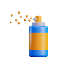 paint spray 3D illustration