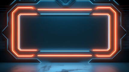 Obraz premium Technology abstract graphic poster web page PPT background, abstract background