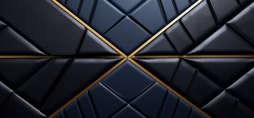 Elegant Geometric Black and Gold
