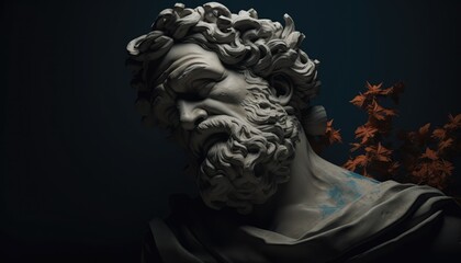 Fototapeta premium statue of a person 