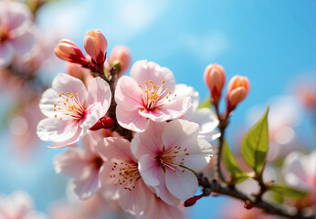 blossom twig, apricot tree
