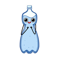 save water eco character cartoon. environment logy, green recycle, earth nature save water eco character sign. isolated symbol vector illustration