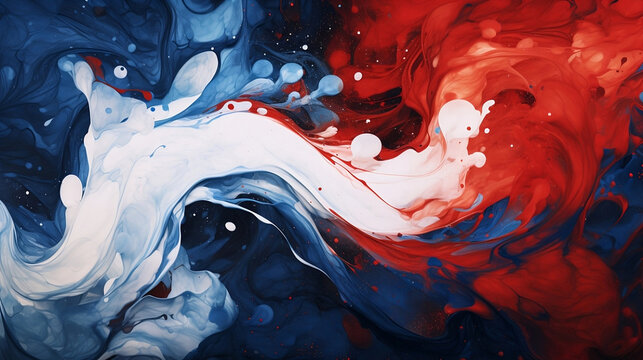An abstract visual with a lot of swirls, coloristic, tangled forms, dark blue and dark red, chromatic post-impressionism, interactive artwork