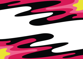 Simple background with gradient wavy lines pattern and with some copy space area