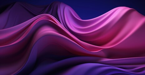 Obraz premium Gradient pink and purple silk-like fabric