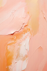 Acrylic Canvas Wallpaper with Oil Painted Brush Strokes