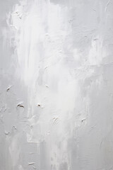 Artistic abstract background with white painting texture