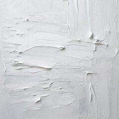 Artistic abstract background with white paint texture for wallpaper