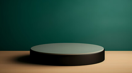 Simple product booth, podium, stage, product commercial photography background, cosmetics booth, 3D rendering