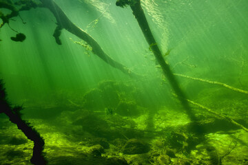 River Diving Austria - Fluss Tauchen Österreich - Traunfall - Atlantis Qualidive