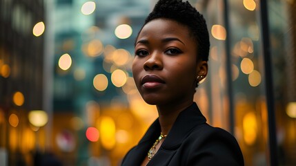 Confident African American Businesswoman Portrait