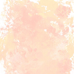 Delicate peach background with pink, white, yellow, color, acrylic, watercolor, banner for design and decoration, romantic, acrylic background, illustration with imitation stone
