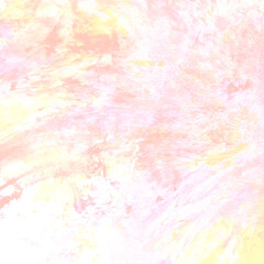 Delicate acrylic background with marble effect, white, pink, peach, yellow, banner, card, watercolor