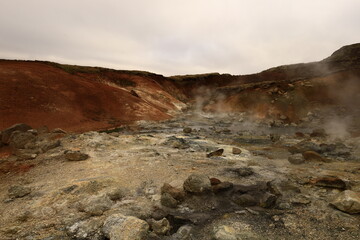 Reykjanesfólkvangur is a beautiful nature preserve in Iceland, filled with natural wonders, including geothermal pools, hot springs