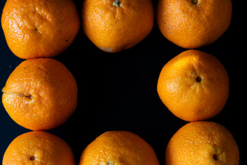 oranges in the market