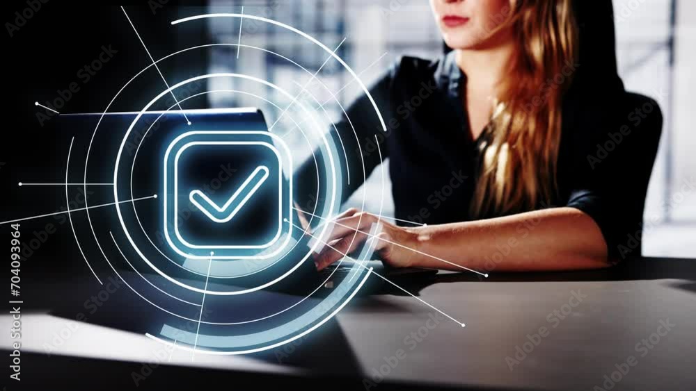 Aufkleber Digital Quality Standard Software And Procedure