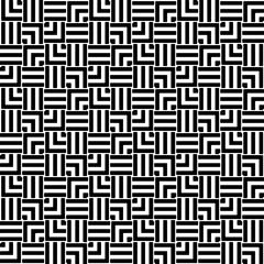 Monochrome pattern, Abstract texture for fabric print, card, table cloth, furniture, banner, cover, invitation, decoration, wrapping.seamless repeating pattern.Black and white color.