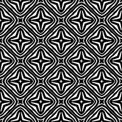 Monochrome pattern, Abstract texture for fabric print, card, table cloth, furniture, banner, cover, invitation, decoration, wrapping.seamless repeating pattern.Black and white color.