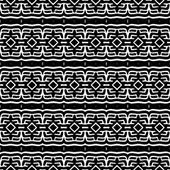 Monochrome pattern, Abstract texture for fabric print, card, table cloth, furniture, banner, cover, invitation, decoration, wrapping.seamless repeating pattern.Black and white color.