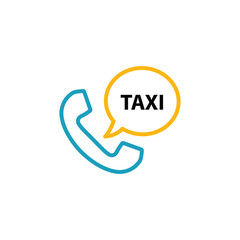taxi vector icon cab symbol