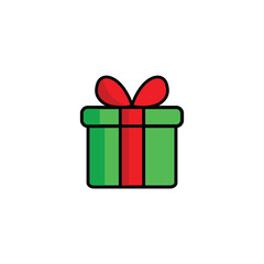 gift box - vector icon