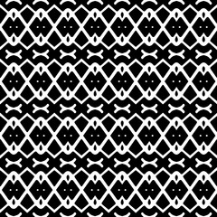 Monochrome pattern, Abstract texture for fabric print, card, table cloth, furniture, banner, cover, invitation, decoration, wrapping.seamless repeating pattern.Black and white color.