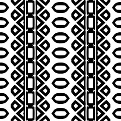 Monochrome pattern, Abstract texture for fabric print, card, table cloth, furniture, banner, cover, invitation, decoration, wrapping.seamless repeating pattern.Black and white color.