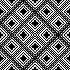 Monochrome pattern, Abstract texture for fabric print, card, table cloth, furniture, banner, cover, invitation, decoration, wrapping.seamless repeating pattern.Black and white color.