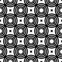 Monochrome pattern, Abstract texture for fabric print, card, table cloth, furniture, banner, cover, invitation, decoration, wrapping.seamless repeating pattern.Black and white color.