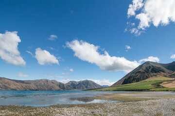 Lake Coleridge from the shore, New Zealand - 04