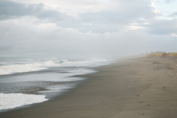 Waves at sunset - Westcoast of New Zealand -  02