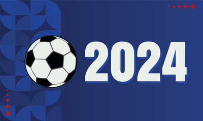 background for football competition 2024
