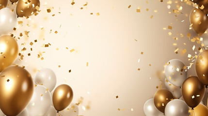 Holiday party background, New Year, birthday, celebration, Christmas background with blank copy space