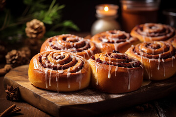 Freshly Baked Cinnamon Rolls