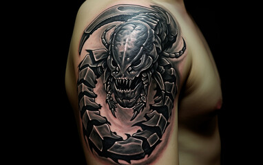 tatuagem de escorpi&atilde;o 