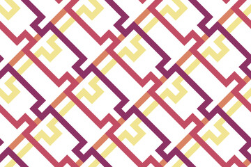 Geometric seamless patterns. Abstract geometric hexagonal graphic design print 3d cubes pattern. Seamless geometric cubes pattern.